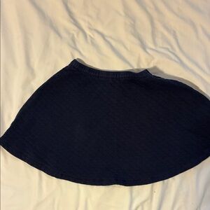 Hanna Andersson Navy Quilted Skirt